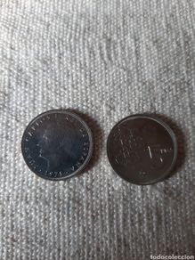 Coins with Errors: ERROR MUNDIAL 1975*80 MUY BONITO JUAN CARLOS I ESPAÑA NUMISMÁTICA COLISEVM